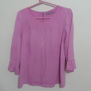 Pink Vero Moda ruffle sleeve top bought from Asos